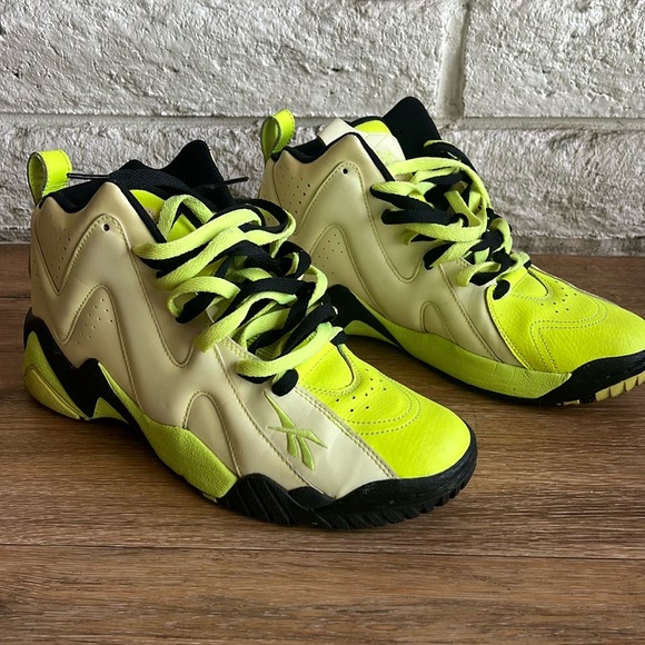 Reebok Shoes - Neon Yellow and Black - Picture 1 of 6